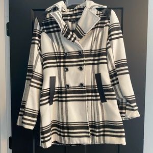 BCX - Small Black and white plaid jacket SOLD